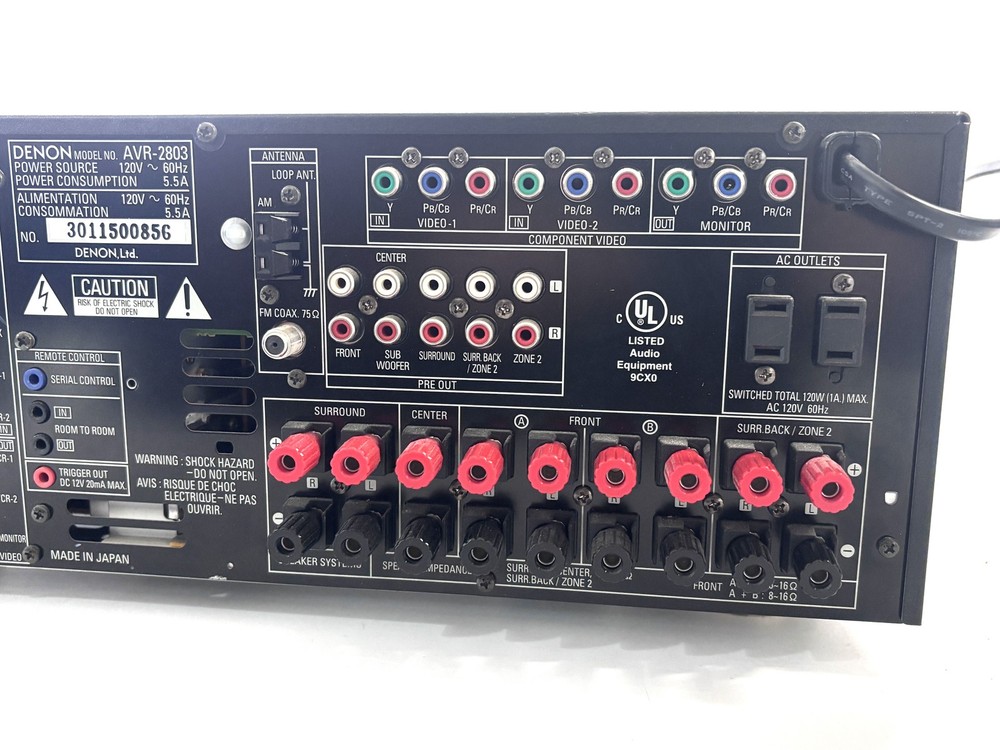 Denon AV Surround Receiver AVR-2803