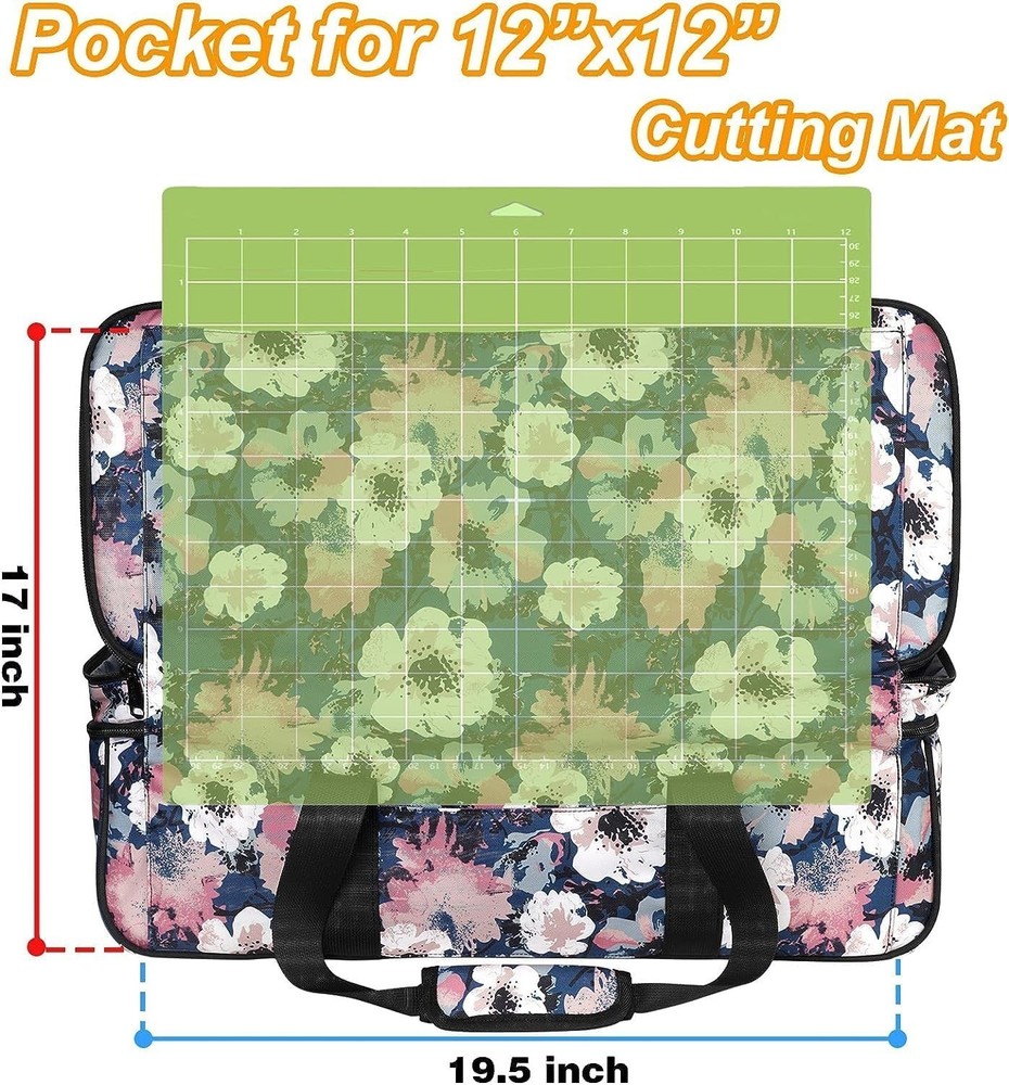 Double-Layer Carrying Case For Cricut Maker 3 Maker Explore Air 2 Explore 3 Bag