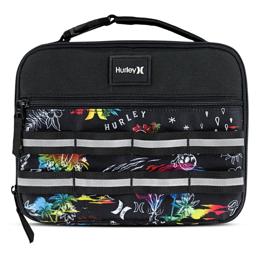 School Lunch Tote Black/Multi