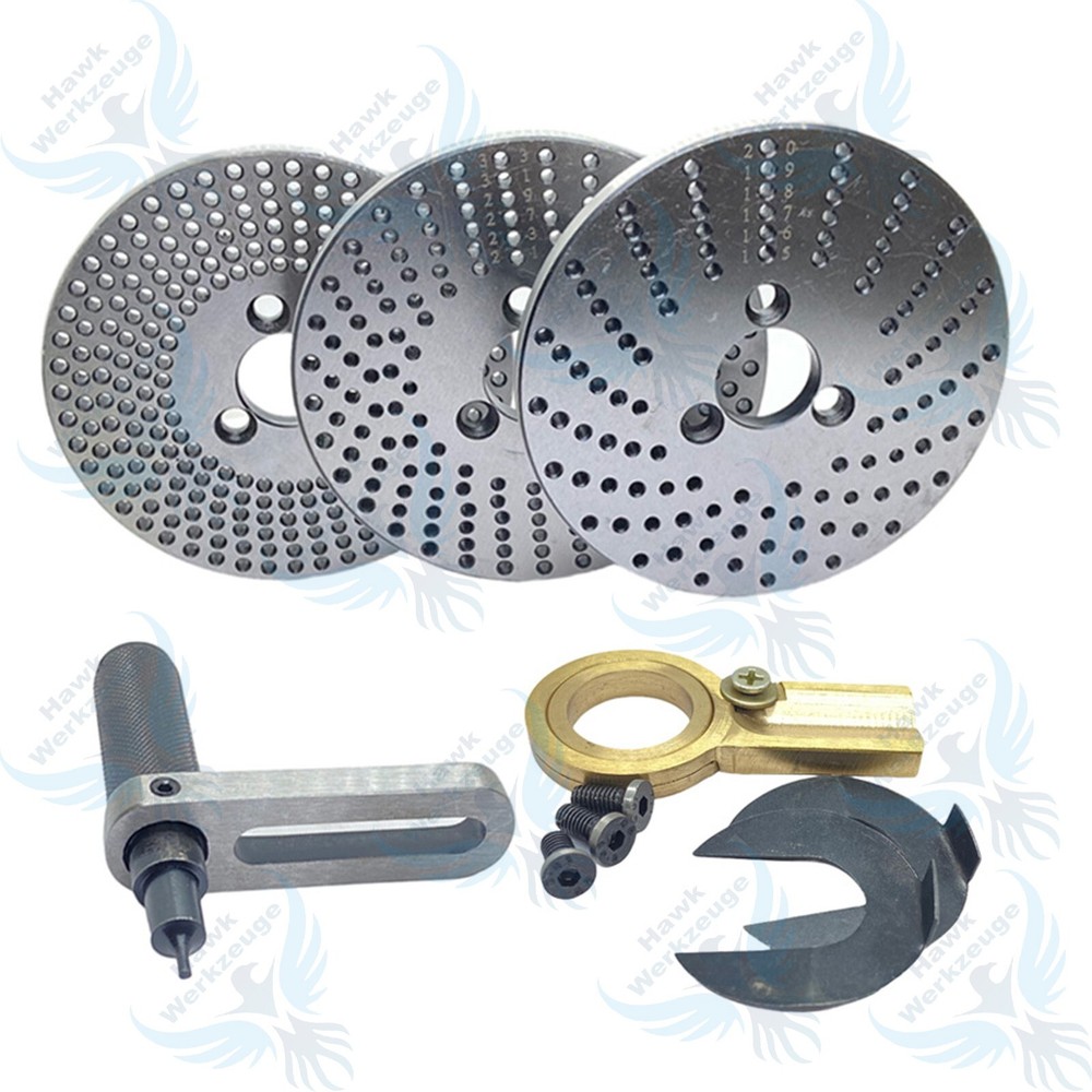 Rotary Table 6" Precision Horizontal Vertical & Index plates set, dividing plate