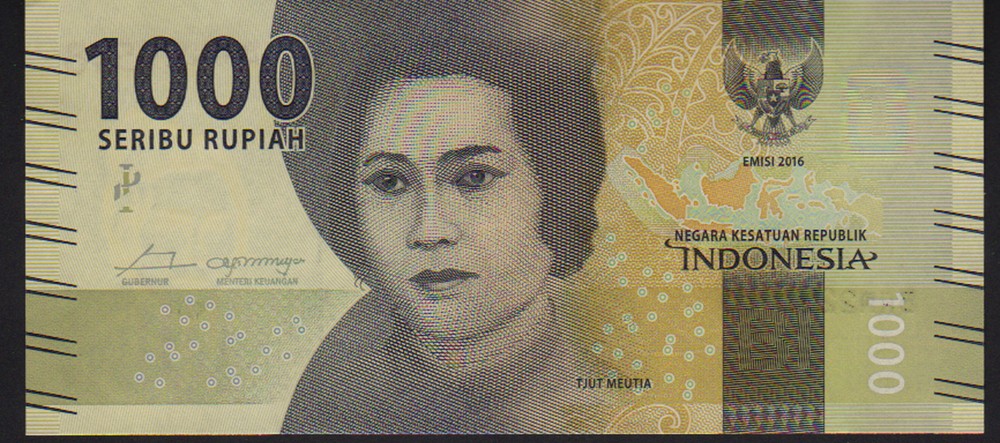 Indonesia 1000 Rupiah 2016 Pick New Mint Unc