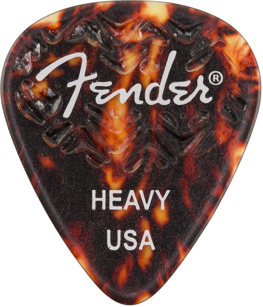 Genuine Fender Wavelength 351 Picks Heavy 6 Pack Shell