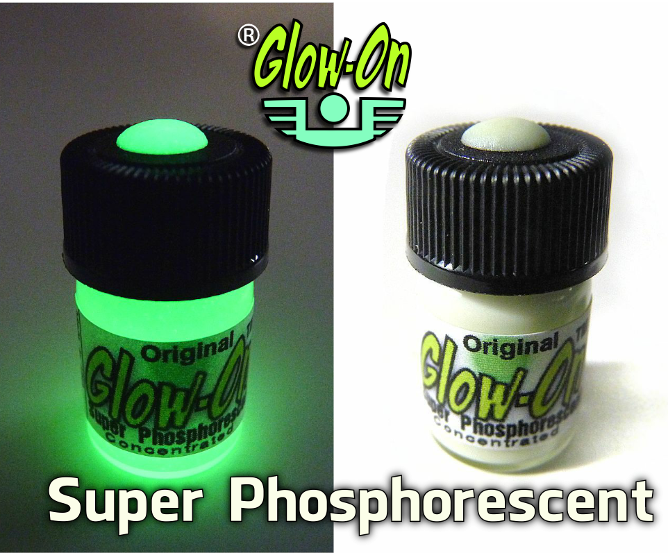 Glow-On ORIGINAL Glow Paint For Gun Sights, Fishing Lures 2.3 ml Vial. Bright!