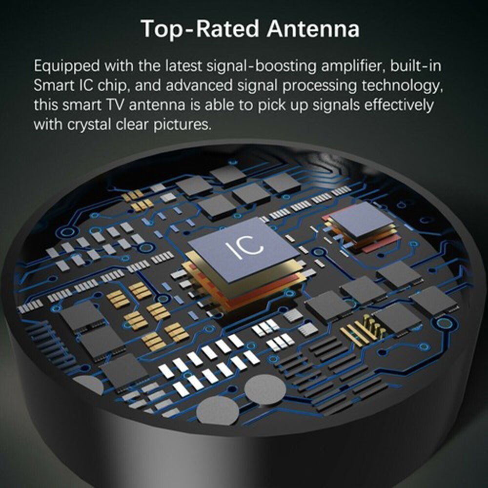 5600 Miles Digital TV Antenna Indoor HDTV Amplified Signal Booster 4K HD 1080P