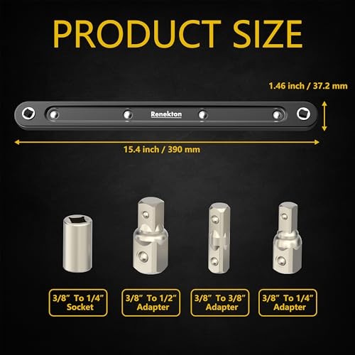 offset extension wrench Impact Ready Socket Wrench Extender Tool with