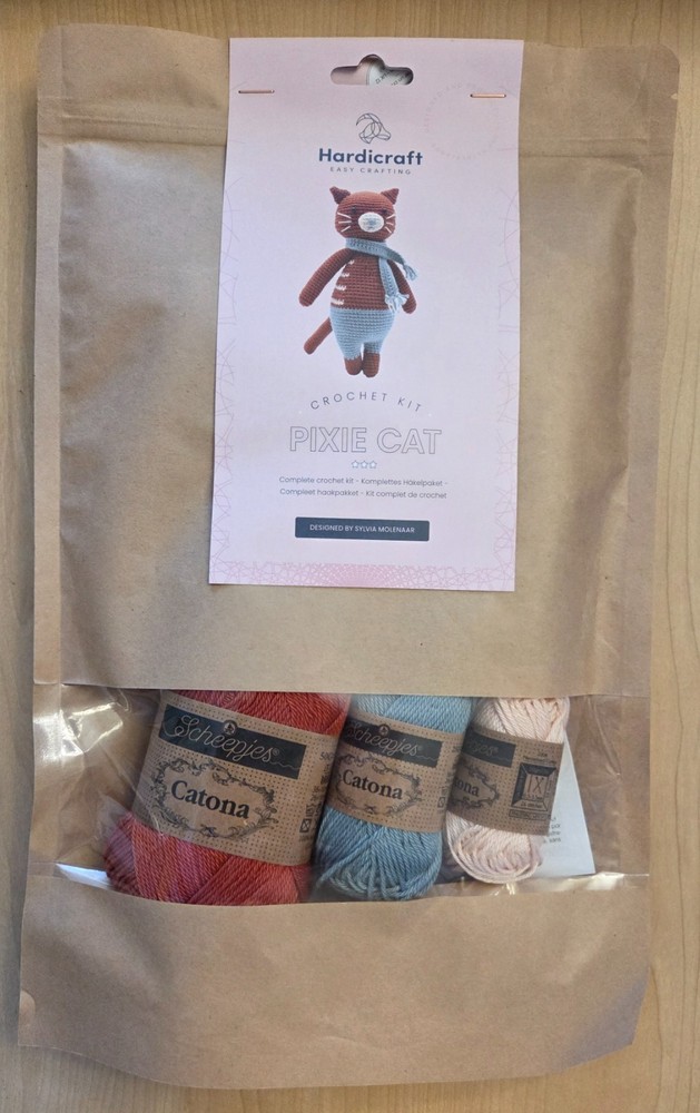 Hardicraft Amigurumi Kit-Pixie Cat Crochet -