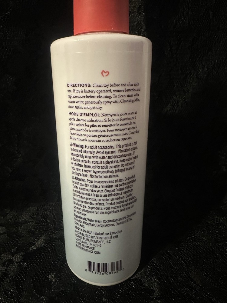 Pure Romance Bedroom Accessory Cleaner