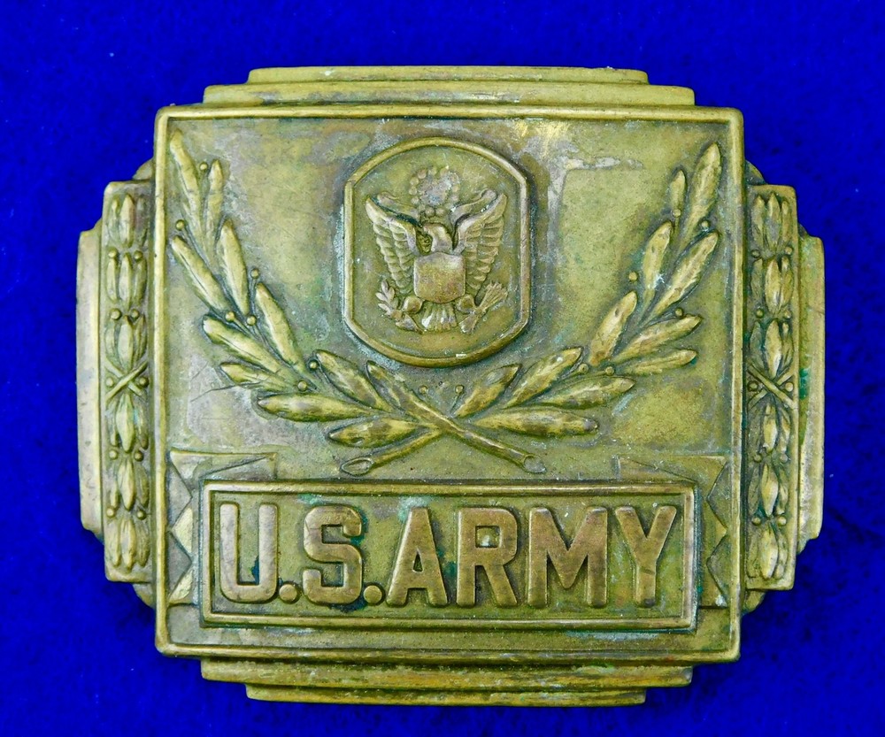 US Army WW2 Vintage Military Small Belt Buckle