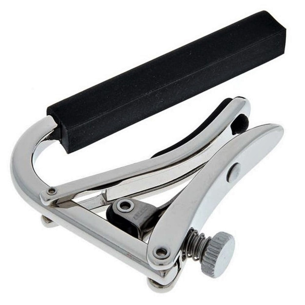 Shubb C2 Standard Capo for Nylon String Classical Guitars, Polished Nickel