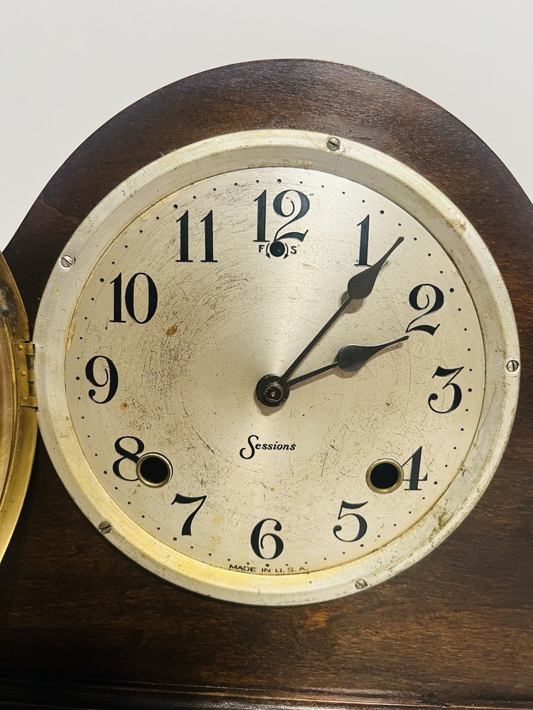Antique Session’s PROVIDENCE 8-day Mantle clock key & Pendulum