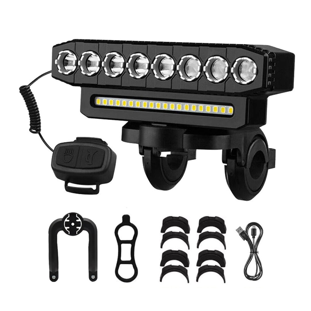 Bicycle Front Headlight Super Bright LED Bike Light Support 6 Lighting Mode