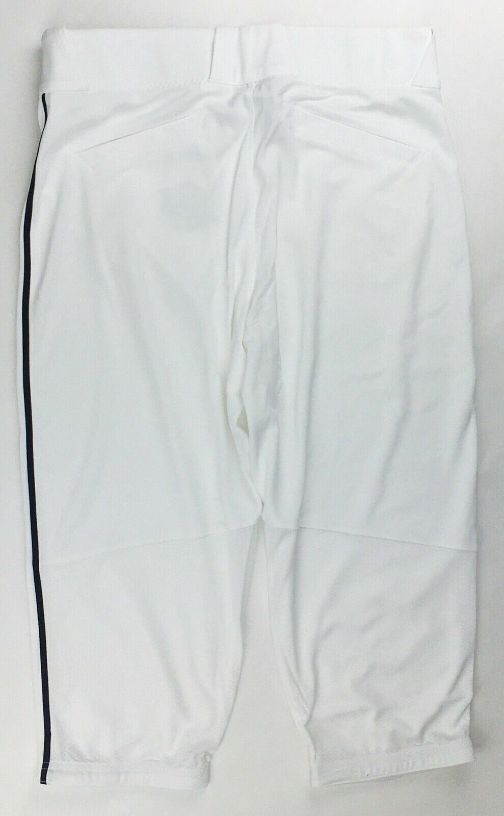 Nike Vapor Select High Black Piped Baseball 3/4 Pant Mens L White Knicker BQ9021