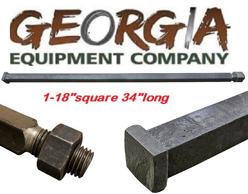 DISC HARROW PARTS, 1-1/8" SQUARE X 34" LONG HARROW AXLE, WE HAVE ALL SIZES