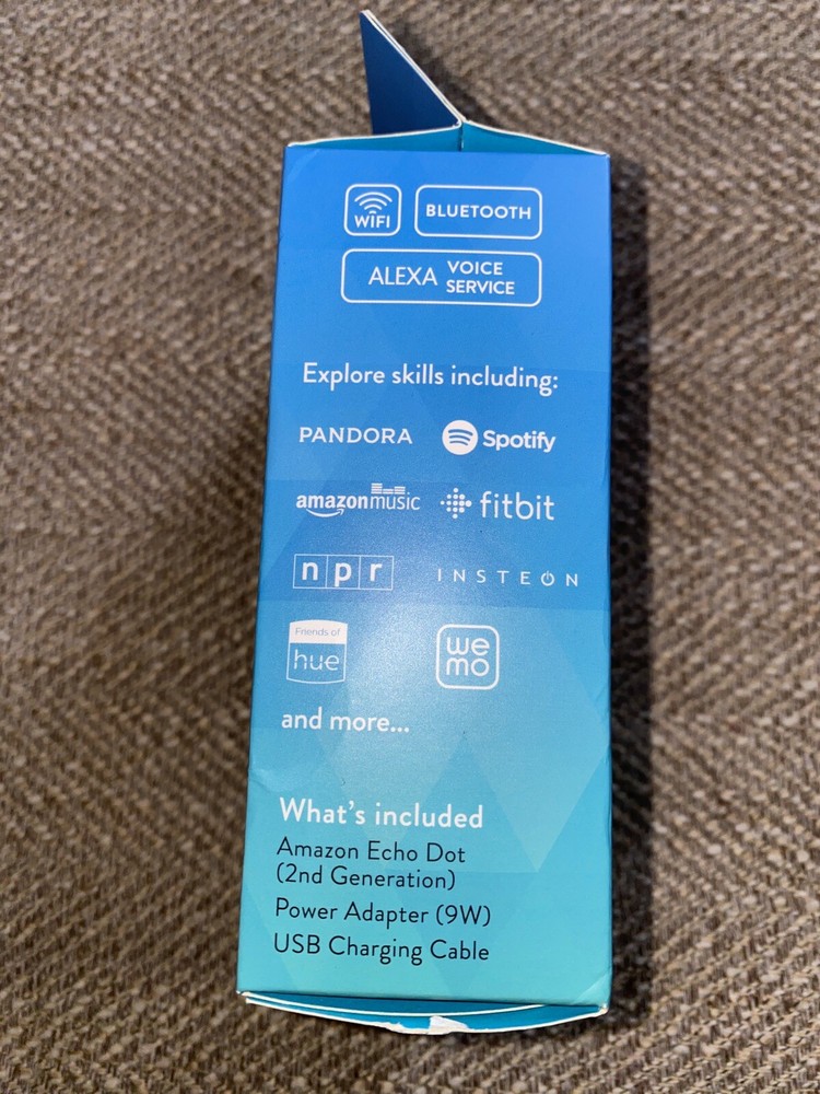 Amazon Echo Dot (2nd Generation) Smart Assistant - White New In Sealed Box!