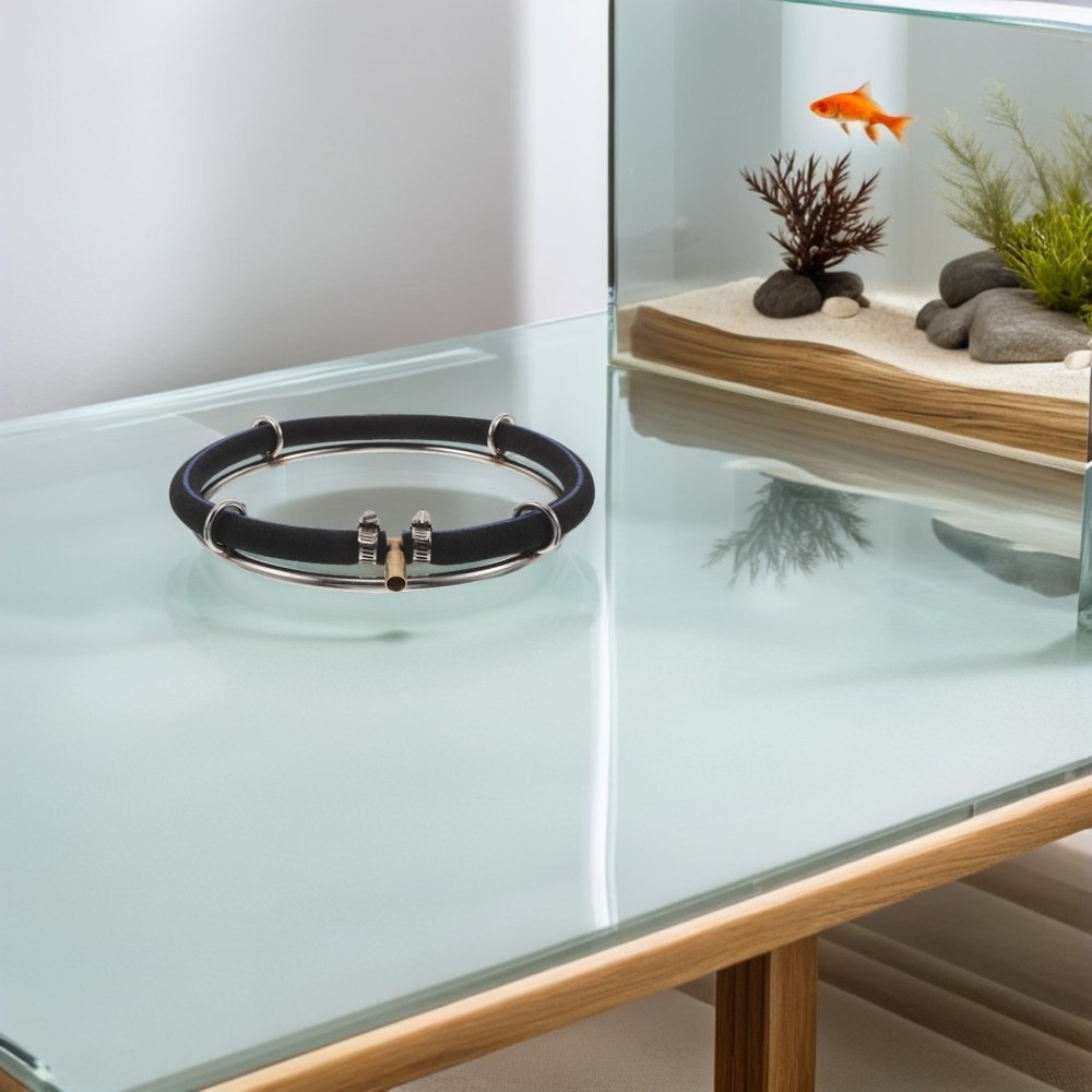 Fish Pond Oxygenation Bubbler Air Stone - Stainless Steel Bubble Diffuser Ring