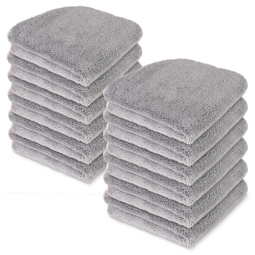 Liquid X Professional Grade Interior Cleaning Microfiber Towel : Gray...