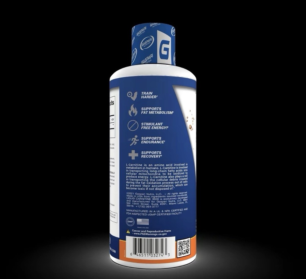 Liquid Carnitine 3000 Maximum Strength