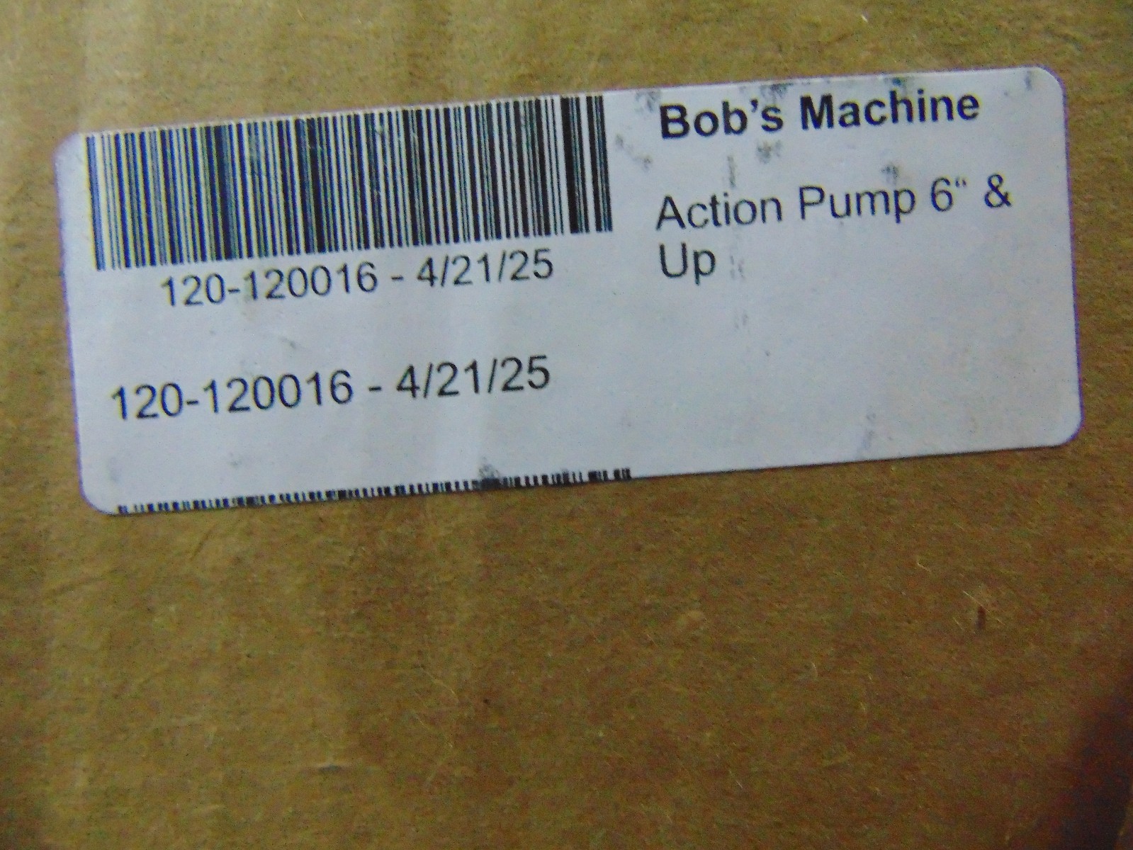 Bob’s Machine 120-120016 Hydraulic Pump for Action and Extreme Action Jack Pla