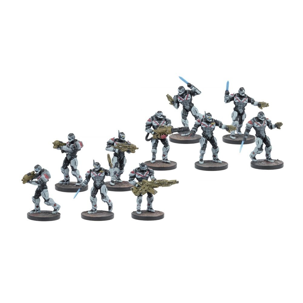 Enforcer Squad / Team - Firefight Mantic 28mm Deadzone Sci-fi