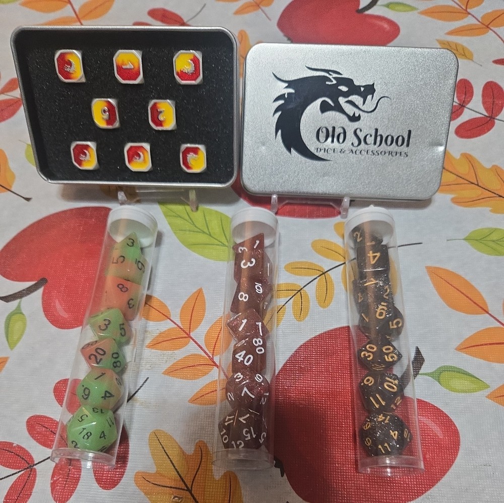Dragon Forged D6 Dice From Old School Dice Set