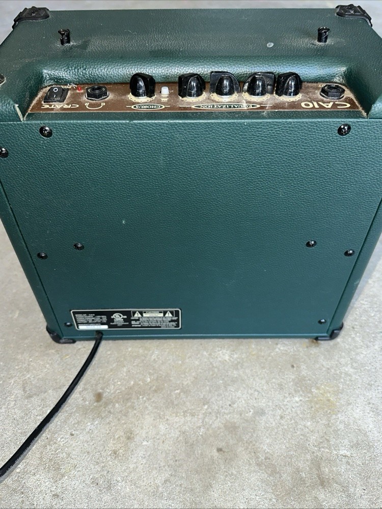 Crate Acoustic CA10 Amplifier Green *TESTED* NO HANDLE *EUC*