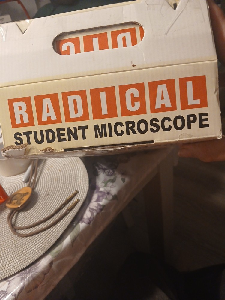Microscope Student School Radical New In Opened Box RM-1B ELEMENTARY TO Teaching