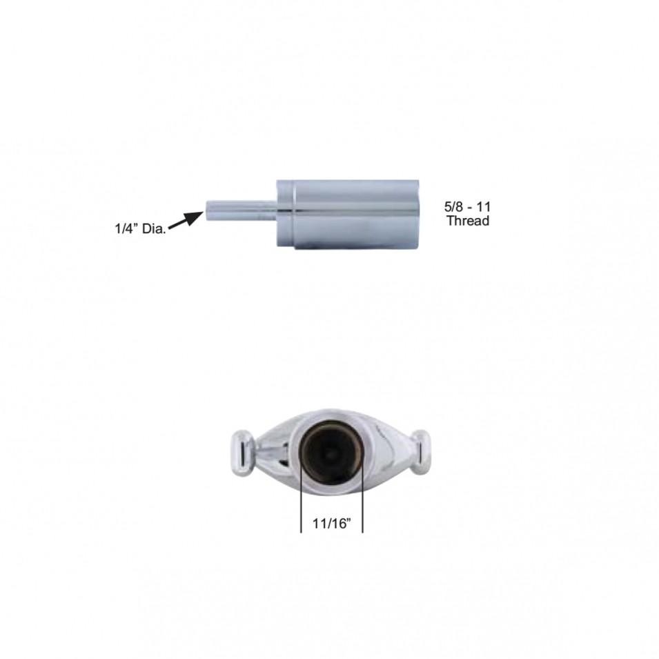 Universal Chrome "Dagger" Air Valve Knob