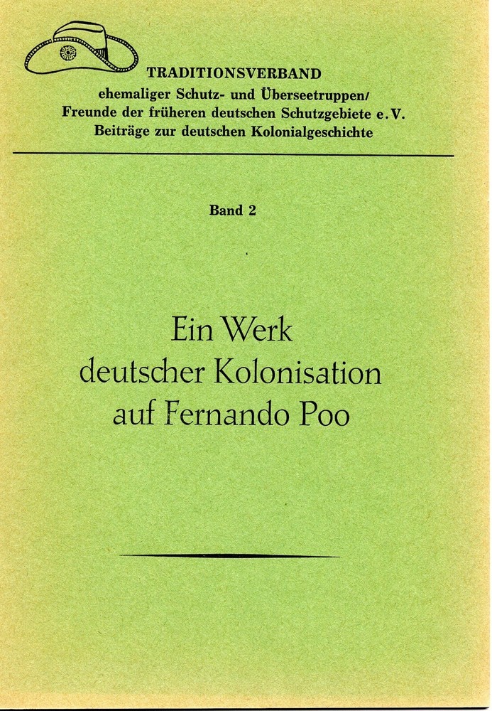 Literature, Traditionsverein, 1983, Vol. 2, German Colonization of Fernando Poo
