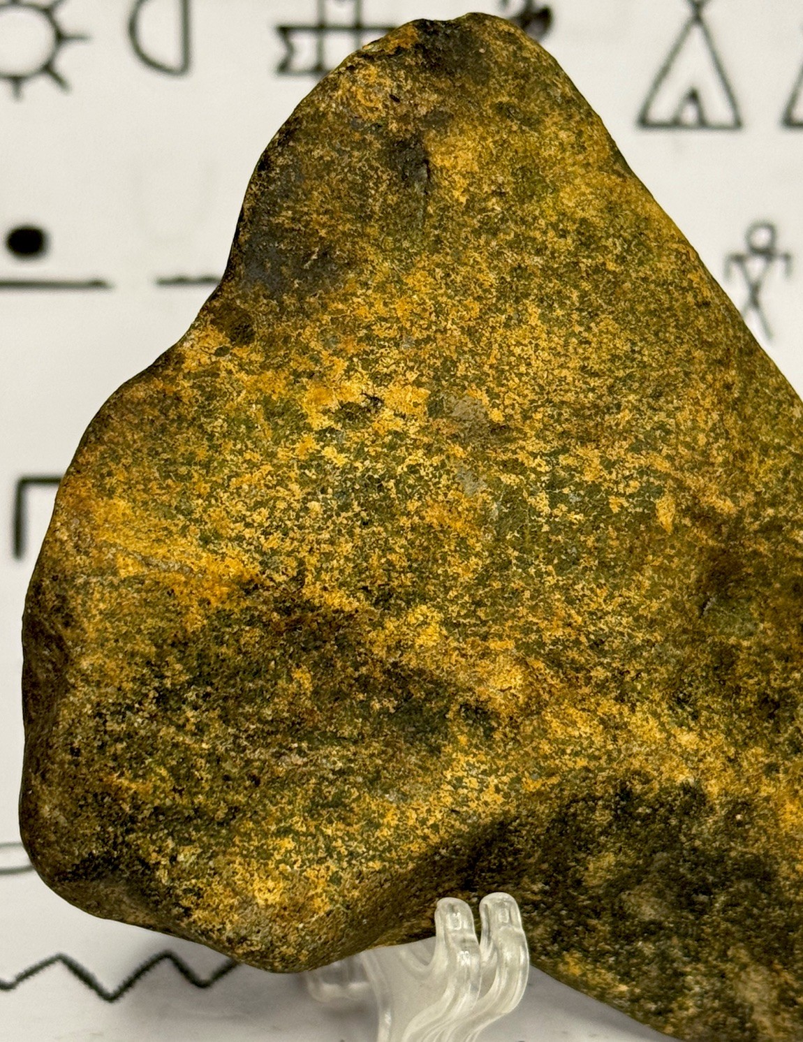 Native American Indian Authentic Artifact Stone Carved Effigy, 13.3 oz • VA