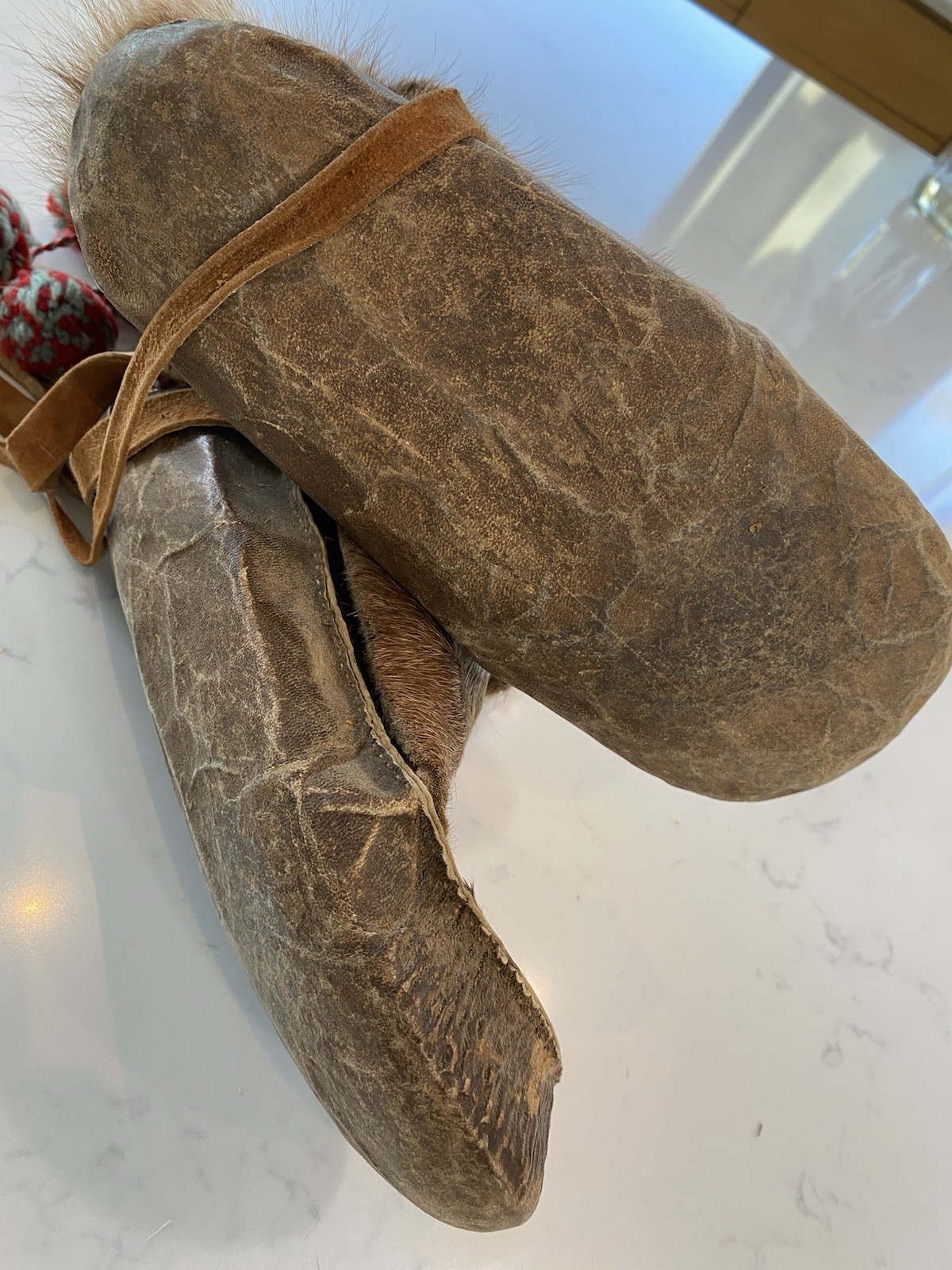 Vintage Inupiat Mukluks Fur Boots