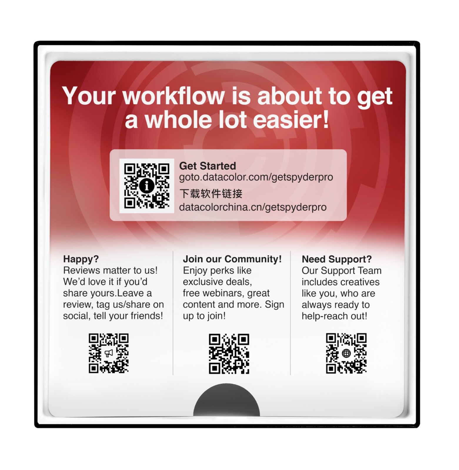 Datacolor Spyder Pro SP2024pro Monitor Calibration Colorimeter w/ Device Preview