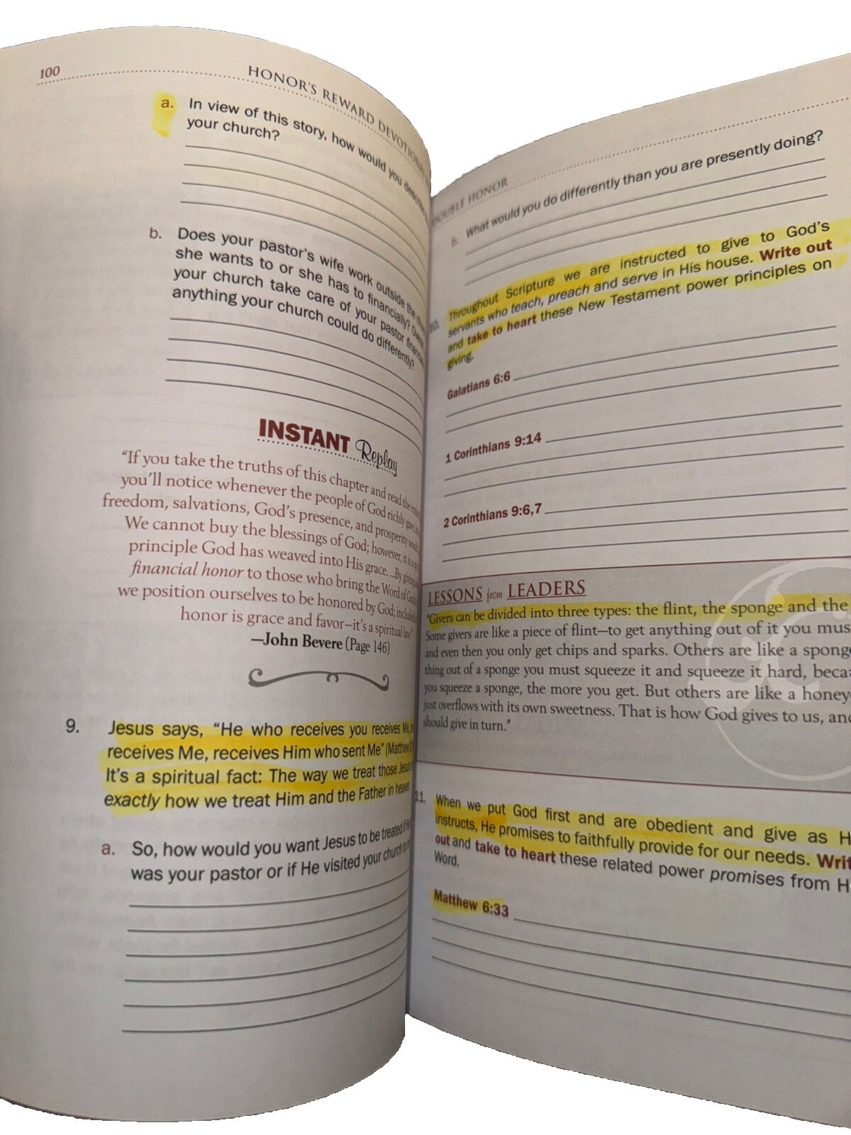 HONOR'S REWARD Book & Work Book & 6 CD Set + 4 DVDs All By JOHN BEVERE