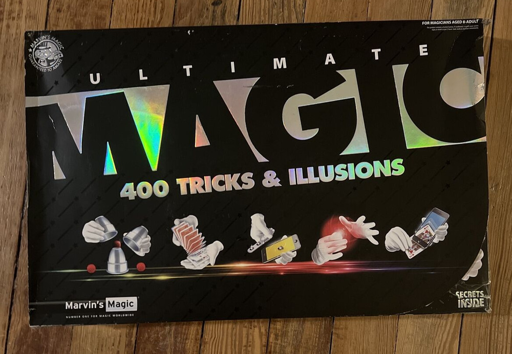 Marvins Ultimate Magic - 400 Tricks & Illusions Magic Set (Marvin's Magic) READ!
