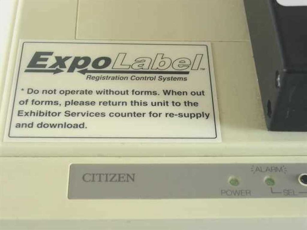 CBM iDP3530 Citizen Tractor Feed Receipt Printer 25-Pin Serial Dot Matrix