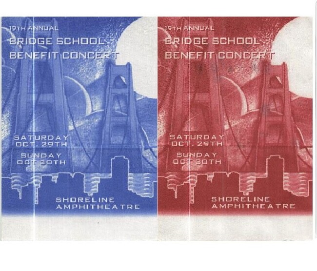 19th Annual Bridge School Benefit Backstage Pass  2005 Bundle 2