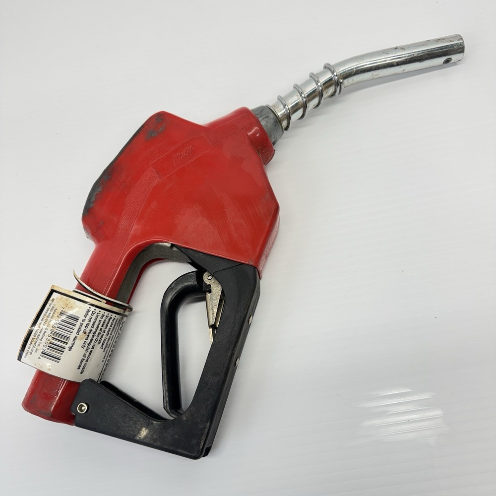 Apache 99000246 3/4 Inch Connection Automatic Shut Off Fuel Pump Nozzle, Red
