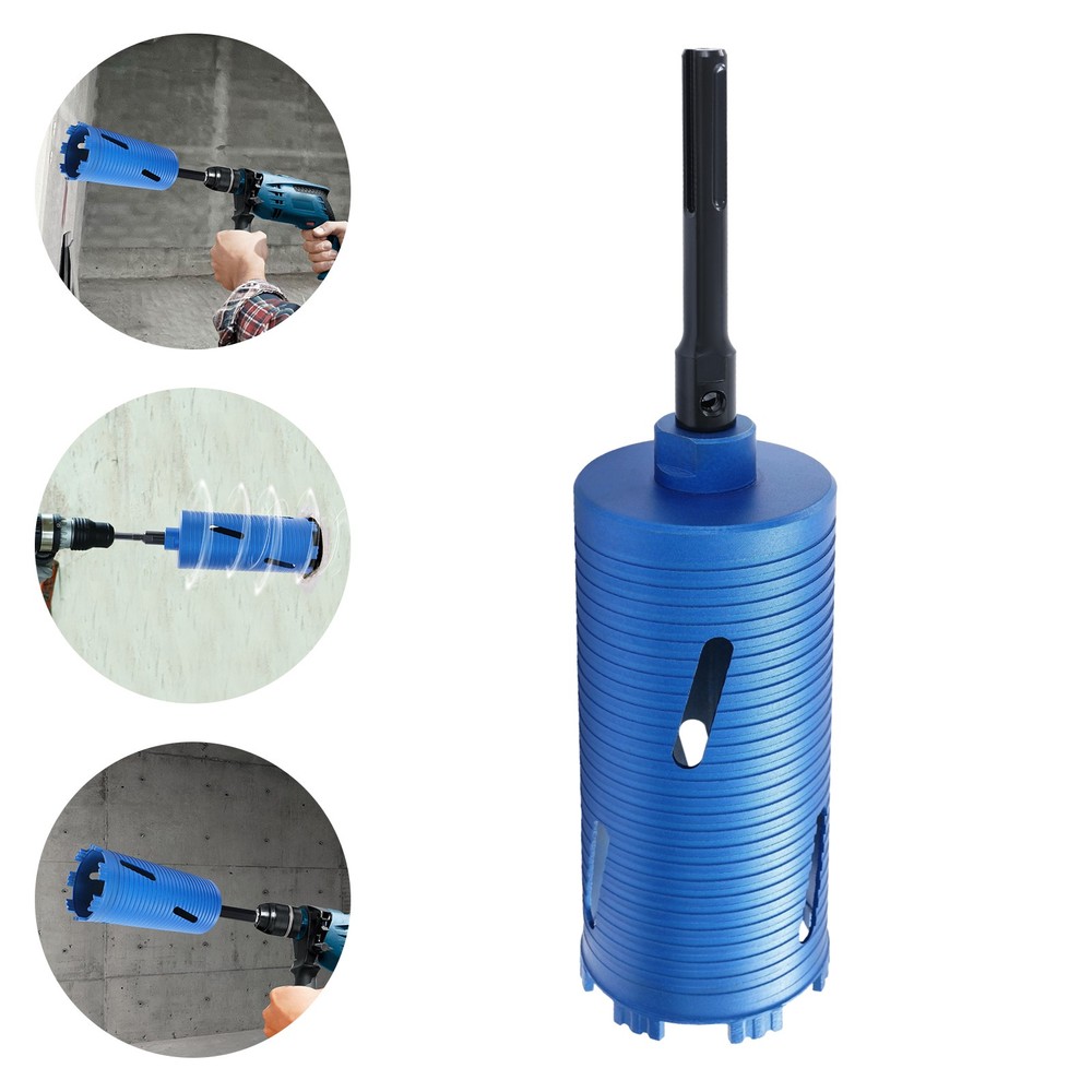 108.5mm Core Drill Bit, 5/8" Thread Drill Bit, Drill Bit with 3 Adapters