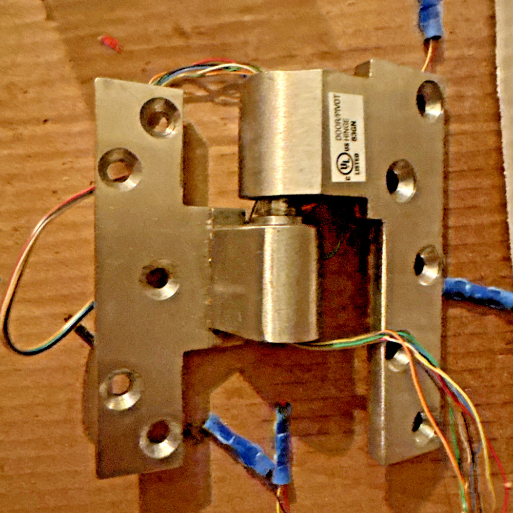 Electric Hinge Pivot Brand dk 5" Listed 83GN Command Access Stuff 16 wire / 8