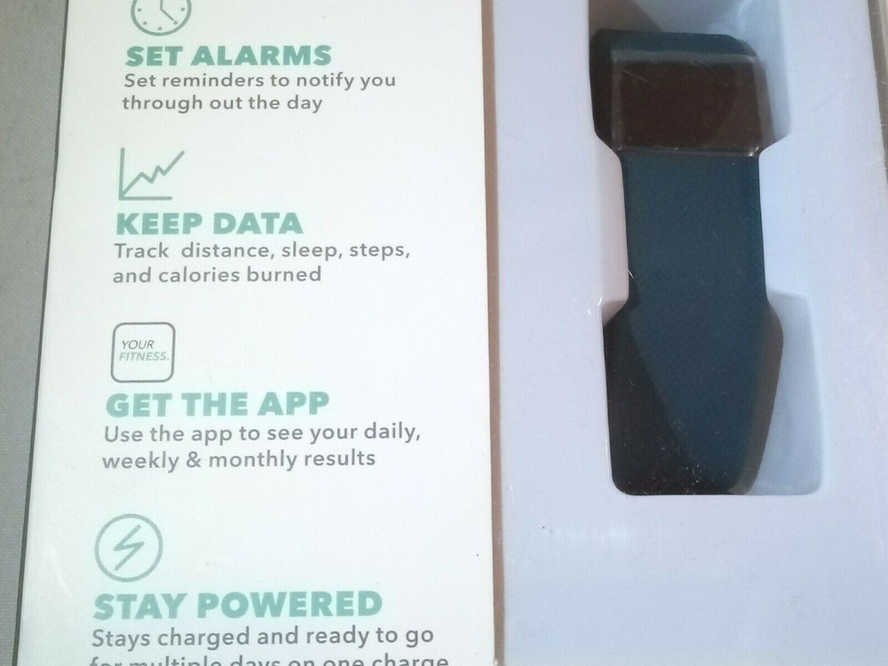 GEMS Activity Tracker, iOS Android Bluetooth Distance Calorie SleepTracker Teal