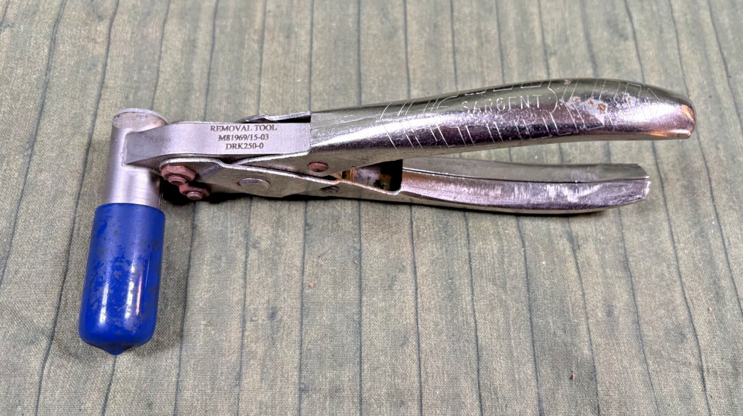 Daniels Mfg. Corp. Removal Plier - DRK250-0 ~ M81969/15-03 ~ U.S.A.