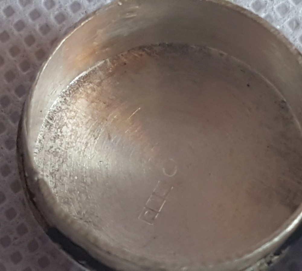 Antique Solid Silver Pill Box