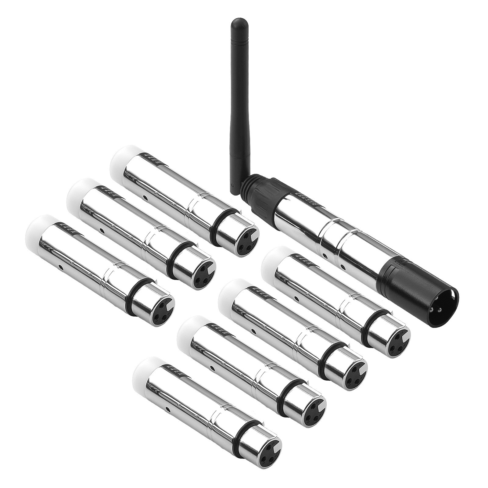 DMX Wireless Receiver Transmitter Controller for LED Stage Light 8 PCs