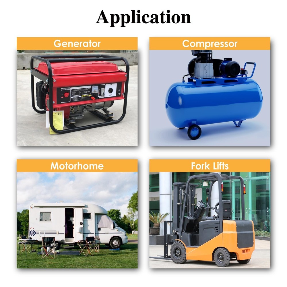 Jayron JR-HM001 Snap in Mechanical Hour Meter Rectangular for DC...