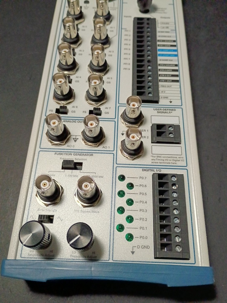 National Instruments BNC-2120 Connector Block w Function Generator, Quad Encoder
