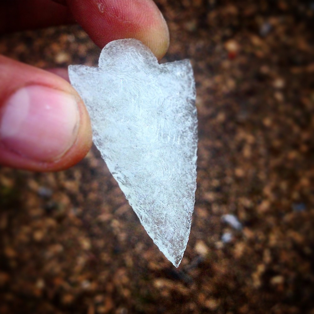 Libyan Desert Glass Arrowhead