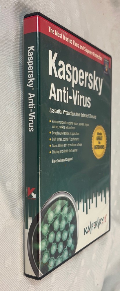 KASPERSKEY Lab Anti-Virus Protection PC⭐️Computer Security Software⭐️Clean Disc