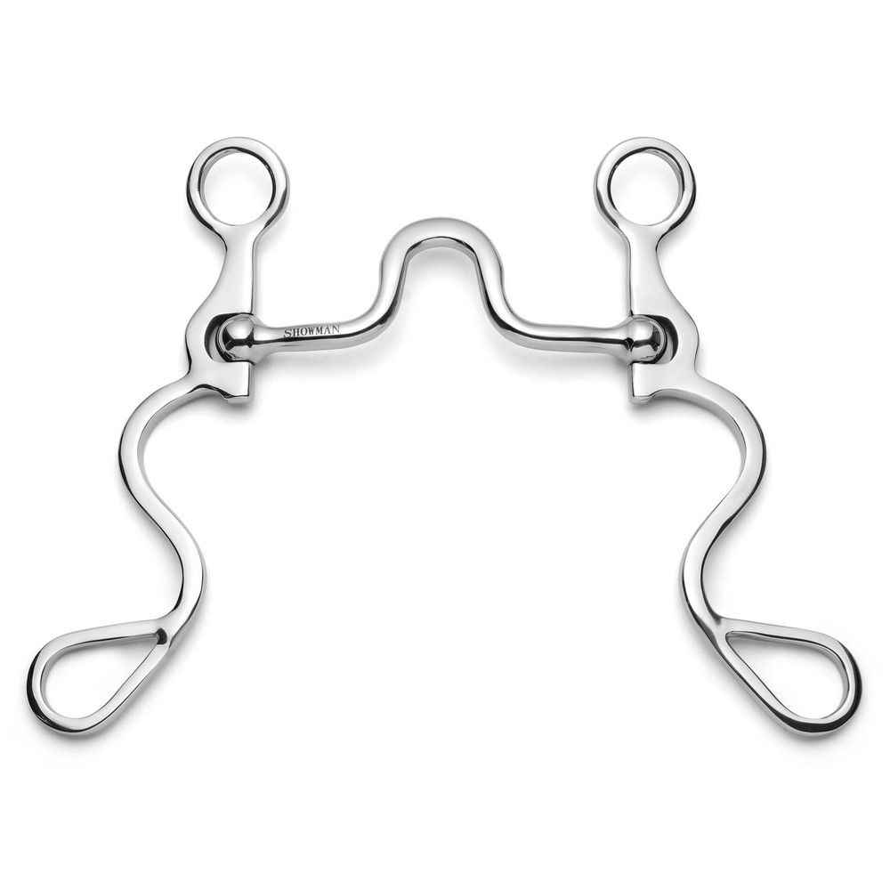 Showman Long S Shank Bit w/ Flat High Port