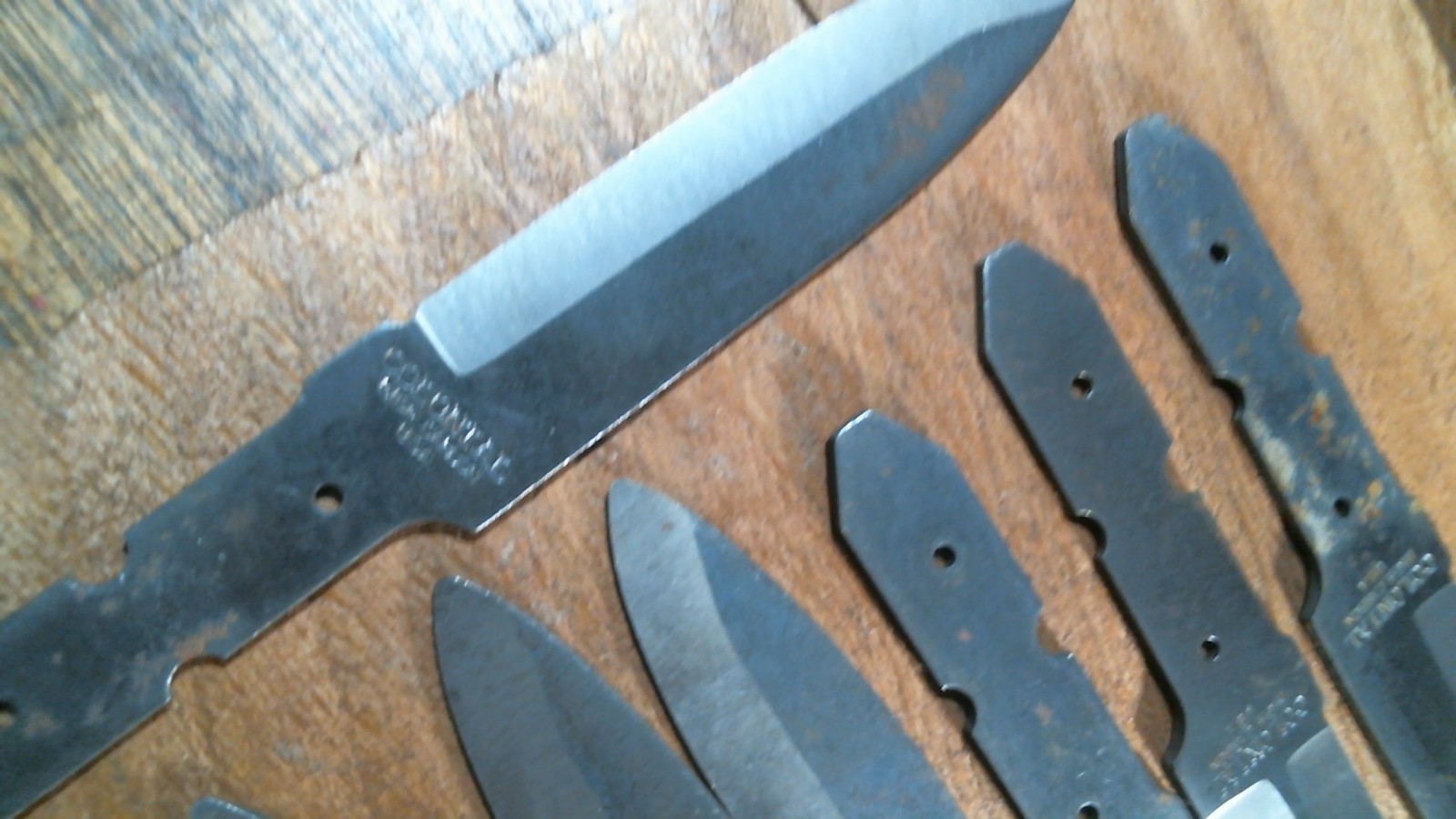 B5 12 High Carbon Steel Dagger Knife Blade Blank Colonial Knife USA 1 DOZEN