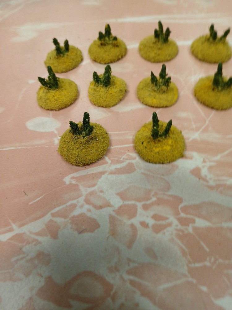 10 based Landscape Micro Model Barrel Cactus wargaming scenery terrain .5"