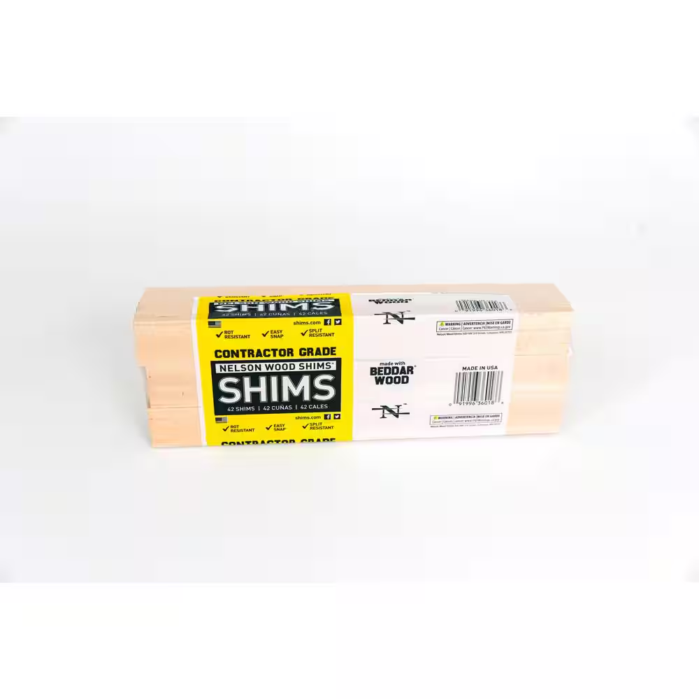 12 In. Contractor Shims 42-Per Bundle
